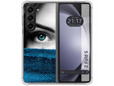 Funda para Samsung Galaxy Z Fold 5 5G TUMUNDOSMARTPHONE de Silicona con Diseño - Mulicolor