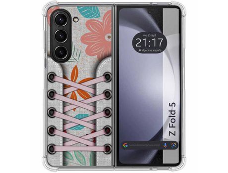 Funda para Samsung Galaxy Z Fold 5 5G TUMUNDOSMARTPHONE de Silicona con Diseño - Mulicolor