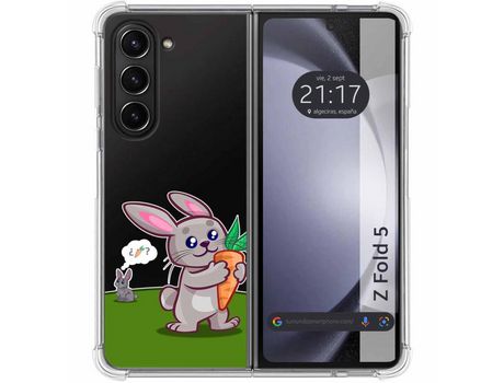 Funda para Samsung Galaxy Z Fold 5 5G TUMUNDOSMARTPHONE de Silicona con Diseño - Mulicolor