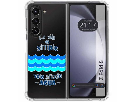 Funda para Samsung Galaxy Z Fold 5 5G TUMUNDOSMARTPHONE de Silicona con Diseño - Mulicolor