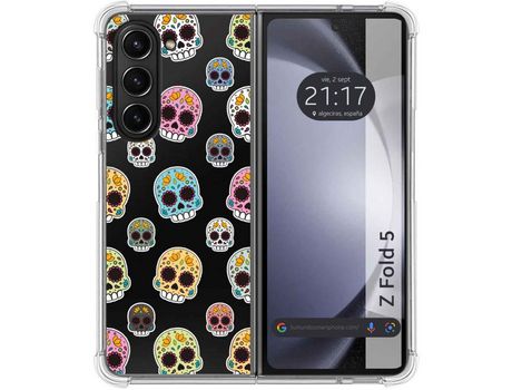 Funda para Samsung Galaxy Z Fold 5 5G TUMUNDOSMARTPHONE de Silicona con Diseño - Mulicolor