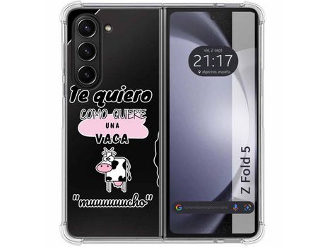 Funda para Samsung Galaxy Z Fold 5 5G TUMUNDOSMARTPHONE de Silicona con Diseño - Mulicolor