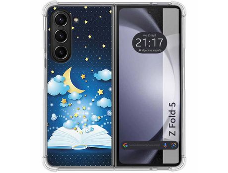 Funda para Samsung Galaxy Z Fold 5 5G TUMUNDOSMARTPHONE de Silicona con Diseño - Mulicolor