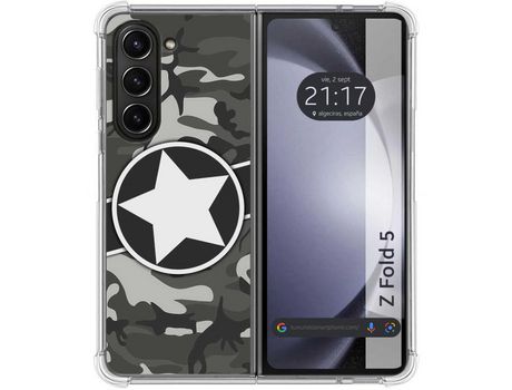 Funda para Samsung Galaxy Z Fold 5 5G TUMUNDOSMARTPHONE de Silicona con Diseño - Mulicolor