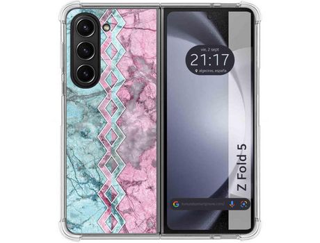 Funda para Samsung Galaxy Z Fold 5 5G TUMUNDOSMARTPHONE de Silicona con Diseño - Mulicolor