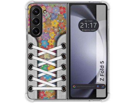 Funda para Samsung Galaxy Z Fold 5 5G TUMUNDOSMARTPHONE de Silicona con Diseño - Mulicolor