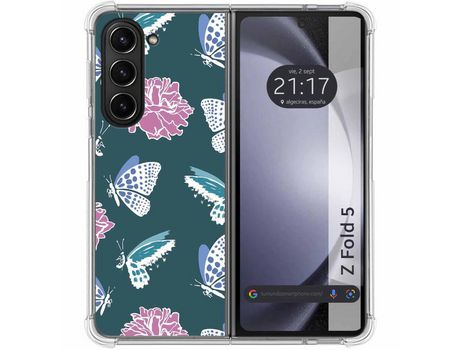 Funda para Samsung Galaxy Z Fold 5 5G TUMUNDOSMARTPHONE de Silicona con Diseño - Mulicolor
