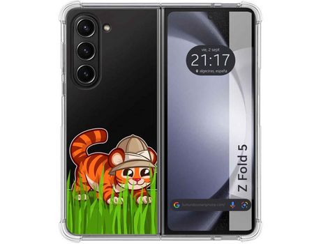 Funda para Samsung Galaxy Z Fold 5 5G TUMUNDOSMARTPHONE de Silicona con Diseño - Mulicolor