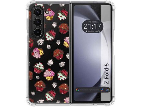Funda para Samsung Galaxy Z Fold 5 5G TUMUNDOSMARTPHONE de Silicona con Diseño - Mulicolor