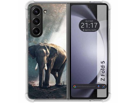 Funda para Samsung Galaxy Z Fold 5 5G TUMUNDOSMARTPHONE de Silicona con Diseño - Mulicolor