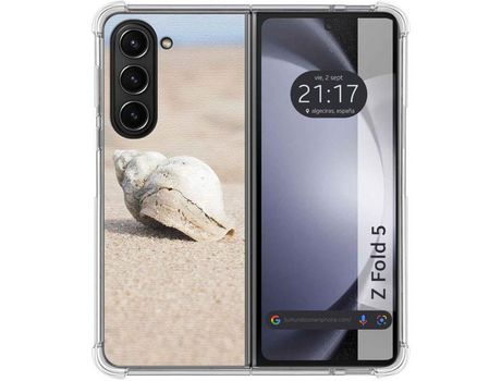 Funda para Samsung Galaxy Z Fold 5 5G TUMUNDOSMARTPHONE de Silicona con Diseño - Mulicolor