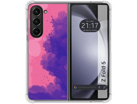 Funda para Samsung Galaxy Z Fold 5 5G TUMUNDOSMARTPHONE de Silicona con Diseño - Mulicolor