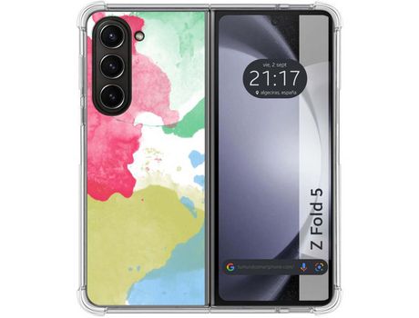 Funda para Samsung Galaxy Z Fold 5 5G TUMUNDOSMARTPHONE de Silicona con Diseño - Mulicolor