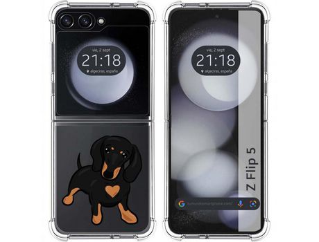 Funda para Samsung Galaxy Z Flip 5 5G TUMUNDOSMARTPHONE de Silicona con Diseño - Mulicolor
