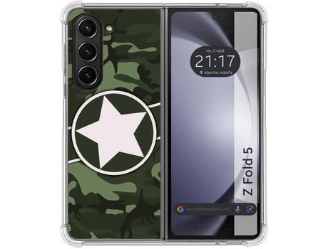 Funda para Samsung Galaxy Z Fold 5 5G TUMUNDOSMARTPHONE de Silicona con Diseño - Mulicolor