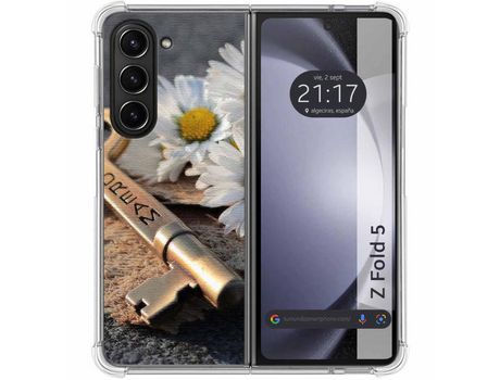Funda para Samsung Galaxy Z Fold 5 5G TUMUNDOSMARTPHONE de Silicona con Diseño - Mulicolor