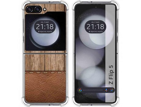 Funda para Samsung Galaxy Z Flip 5 5G TUMUNDOSMARTPHONE de Silicona con Diseño - Mulicolor