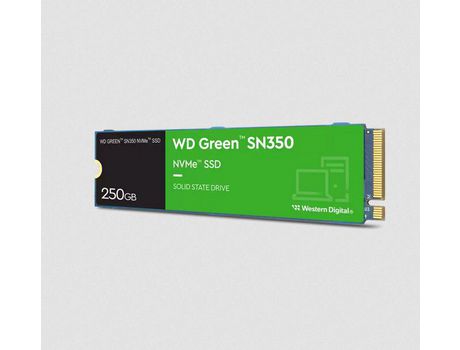 Disco SSD WESTERN DIGITAL Green SN350 M.2 250 GB PCI Express 3.0 TLC NVMe