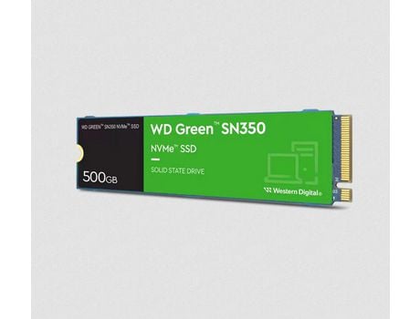 Disco SSD WESTERN DIGITAL Green SN350 M.2 500 GB PCI Express 3.0 TLC NVMe
