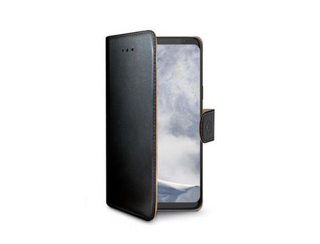 Funda Folio para Samsung Galaxy S9+ CELLY Piel Negro