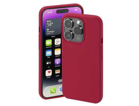 Funda para iPhone 14 Pro HAMA Piel Sintética Rojo