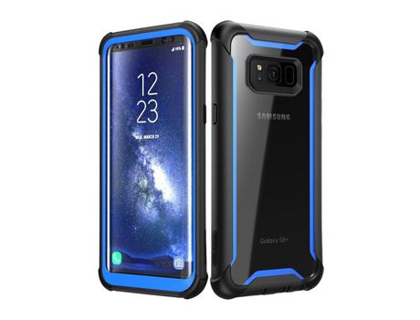 Funda para Samsung Galaxy S8+ I-BLASON Piel Sintética Azul