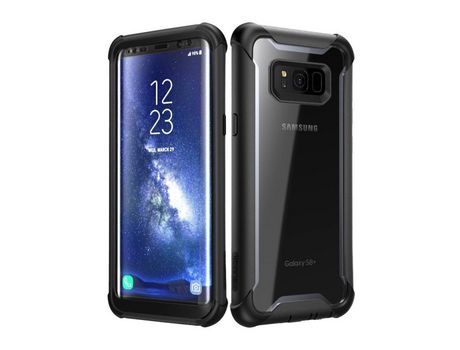 Funda para Samsung Galaxy S8+ I-BLASON Piel Sintética Negro