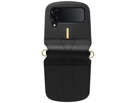 Funda para Samsung Galaxy Z Flip 4 SPIGEN Piel Sintética Negro