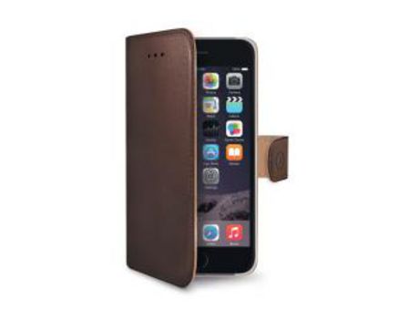 Funda Folio para iPhone 6 Plus CELLY Marrón
