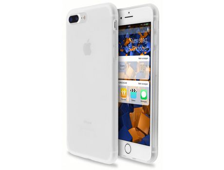 Funda para iPhone 8 Plus/7 Plus MUMBI Piel Sintética Blanco