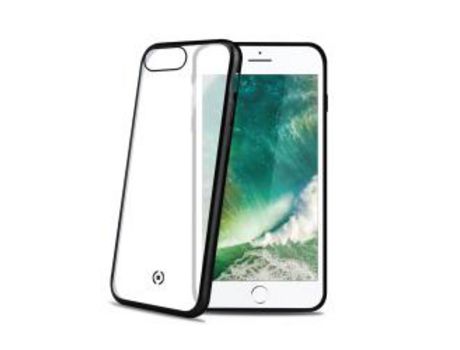 Funda para iPhone 7 CELLY Piel Sintética Negro