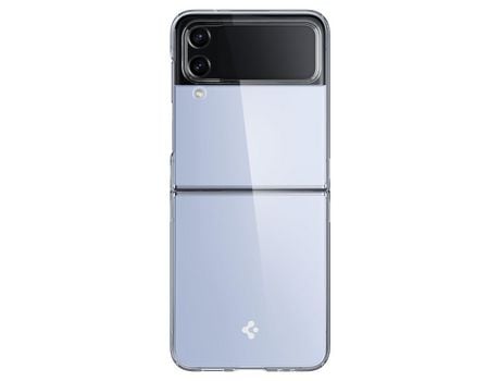 Funda para Samsung Galaxy Z Flip 4 SPIGEN Piel Sintética Transparente
