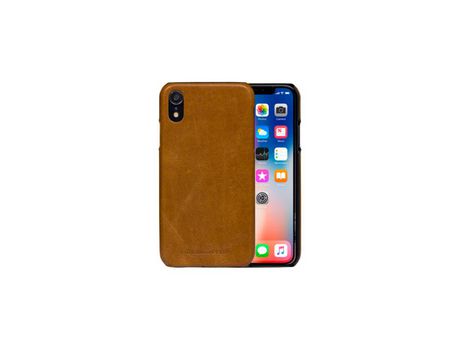 Funda para iPhone XR DBRAMANTE1928 Piel Marrón