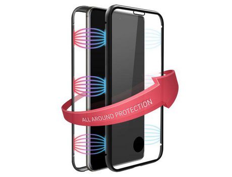 Funda para iPhone 12 Pro Max HAMA Vidrio Negro