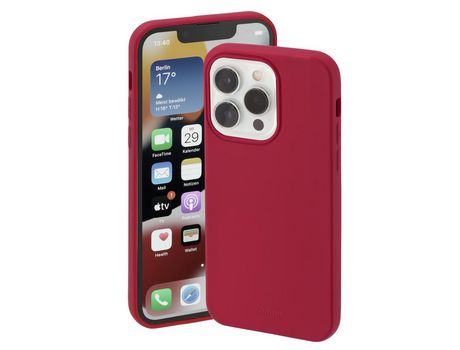Funda para iPhone 14 Pro Max HAMA Piel Sintética Rojo