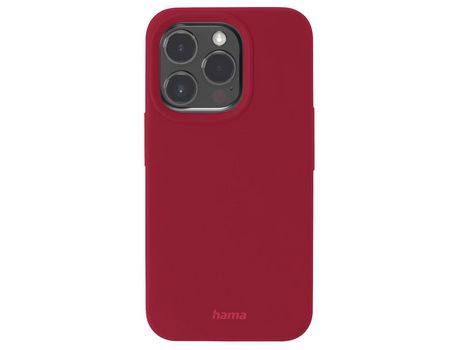 Funda para iPhone 14 Pro Max HAMA Piel Sintética Rojo