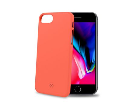 Funda para iPhone 7 CELLY PVC Naranja