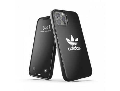 Funda para iPhone 12/12 Pro ADIDAS Piel Sintética Negro