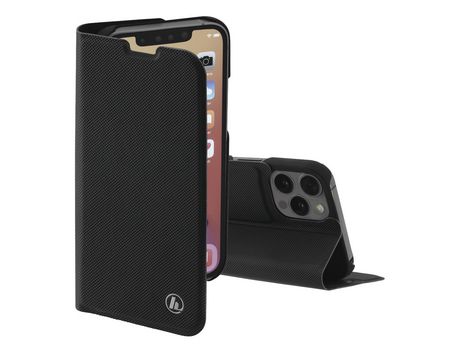 Funda Folio para iPhone 13 Pro HAMA Piel Sintética Negro