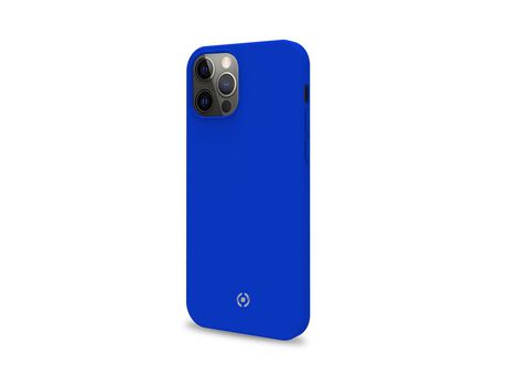 Funda para iPhone 12 CELLY Silicona Azul