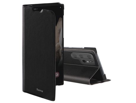 Funda Folio para Samsung Galaxy S22 Ultra HAMA Piel Sintética Negro