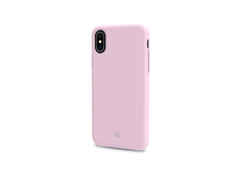 Funda para iPhone XS Max CELLY Silicona Rosa