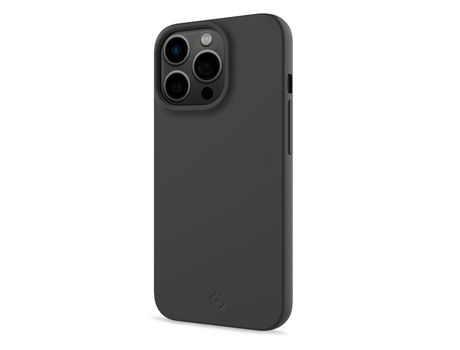 Funda para iPhone 13 Pro CELLY Piel Sintética Negro