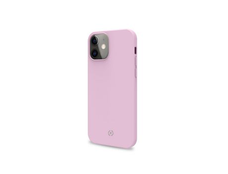 Funda para iPhone 12 CELLY Silicona Rosa