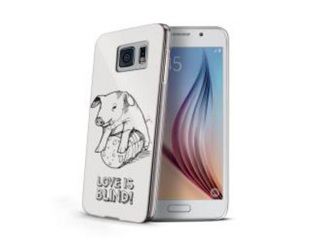 Funda para Samsung Galaxy S6 CELLY Plástico Blanco