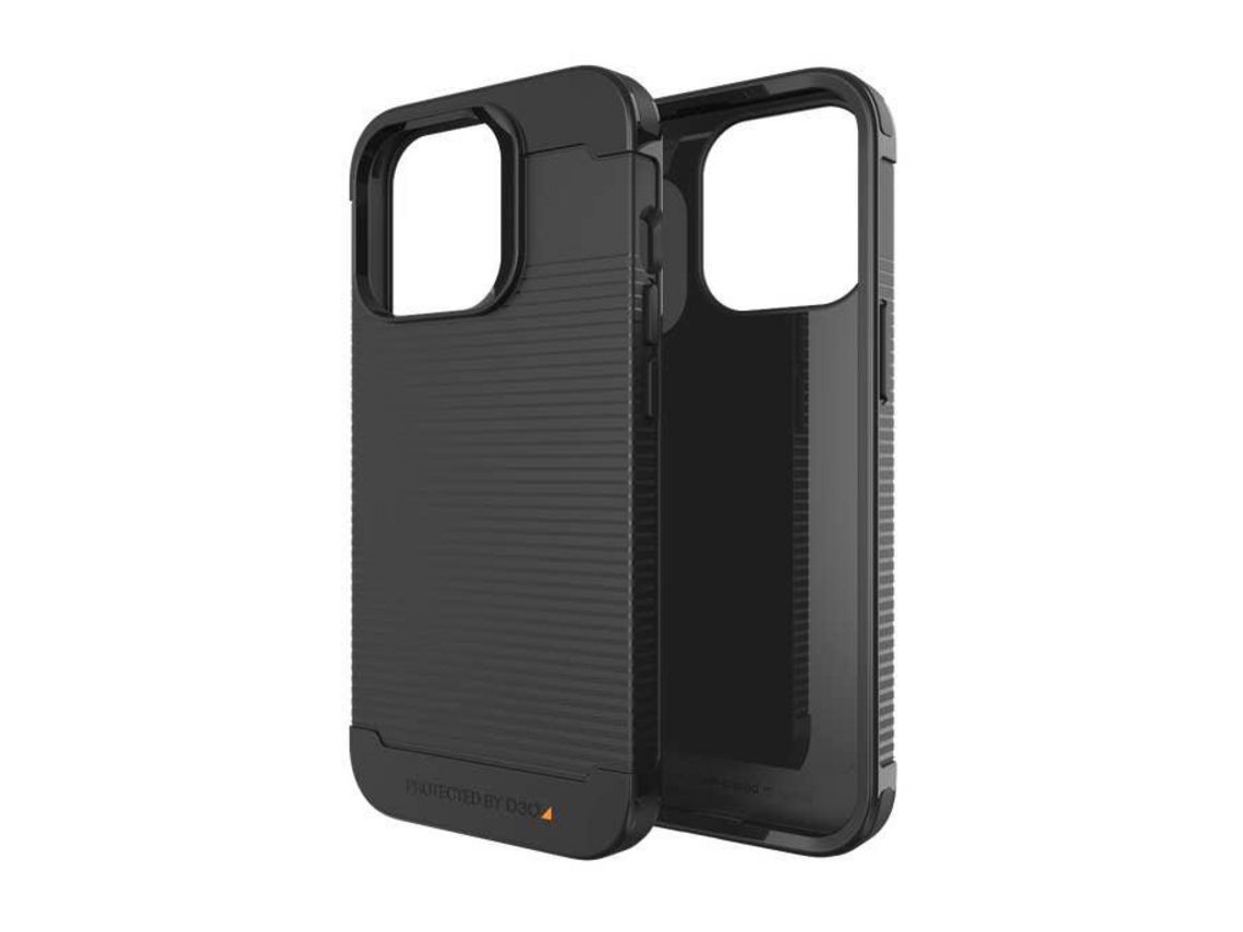 Funda para iPhone 13 Pro GEAR4 Piel Sintética Negro