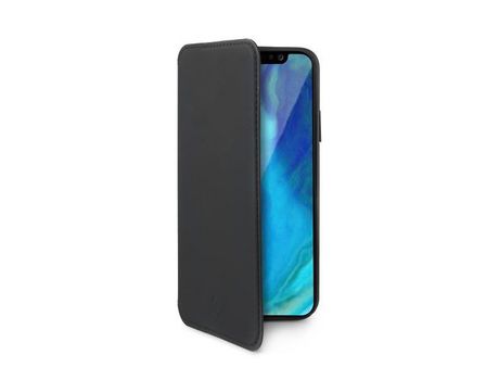 Funda Folio para iPhone XS Max CELLY Piel Sintética Negro