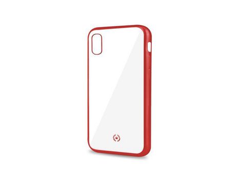 Funda para iPhone XR CELLY Piel Sintética Rojo