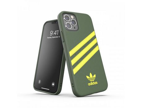 Funda para iPhone 12/12 Pro ADIDAS Piel Sintética Verde