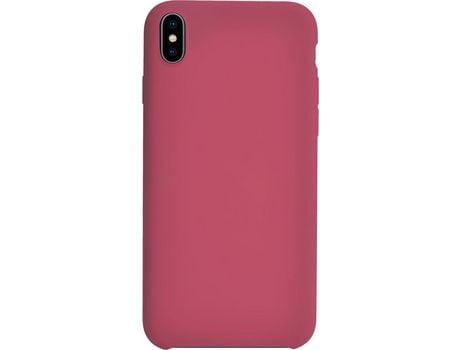 Funda para iPhone XS Max BIGBEN CONNECTED Silicona Rojo